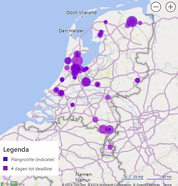 Overzicht van aanbestedingen 15 augustus